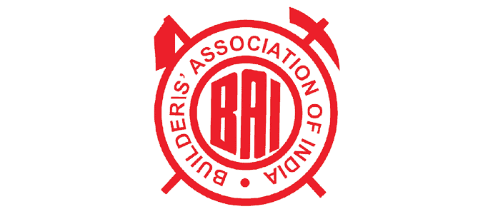 High-quality logo of the Builders' Association of India (BAI) showcasing its professional branding and industry affiliation.